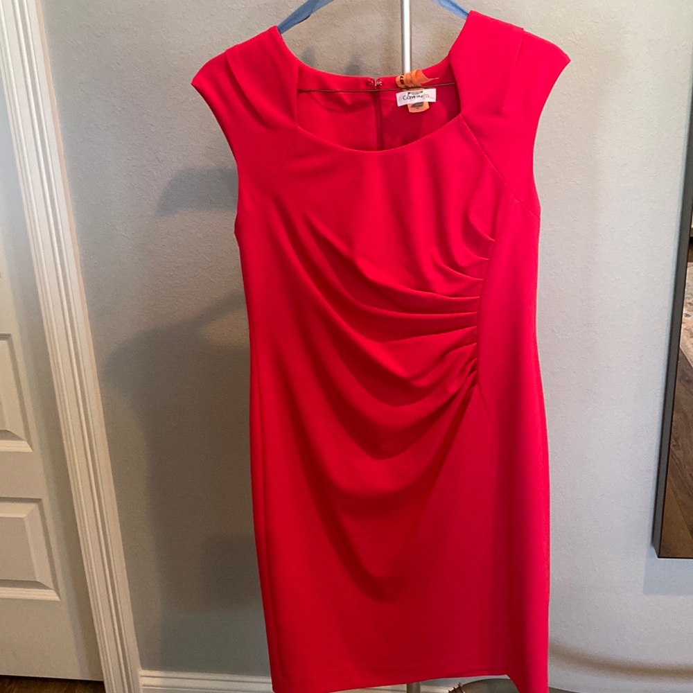 Calvin Klein pink dress